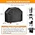 Aoretic Grill Cover, 58inch BBQ Gas Grill Cover, Waterproof,Anti-UV Material with Hook-and-Loop and Adjustable Rope for Weber Char-Broil Monument, Brinkmann Dyna-glo Nexgrill Megamaster MASTERCOOK