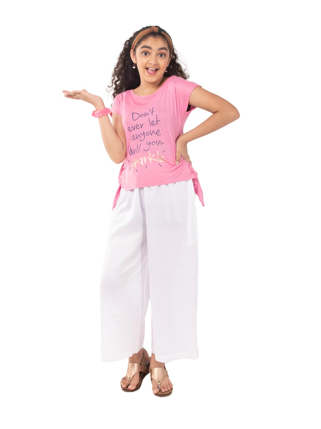 indian flower Kids Rayon Palazzo-picture-56