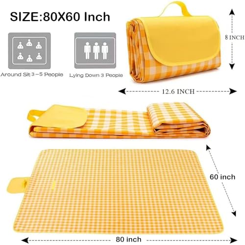K Y KANGYUN Picnic Blanket | Beach Mat| Picnic Blankets for Indoor and Outdoor, 80