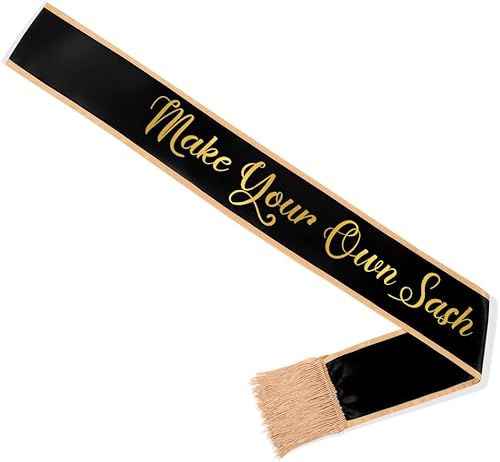 Miniatura 4 de Faja lisa con borlas, banda de satén en blanco para adultos, 3.9 pulgadas de ancho x 74.8 pulgadas de largo total