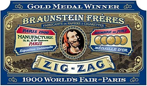 ZIG-ZAG Rolling Papers - Original White 70 mm Paper - Natural Gum Arabic - Thin Glue Sealing Line - 6 Booklets with 32 Papers per Booklet,32 Count (Pack of 6)