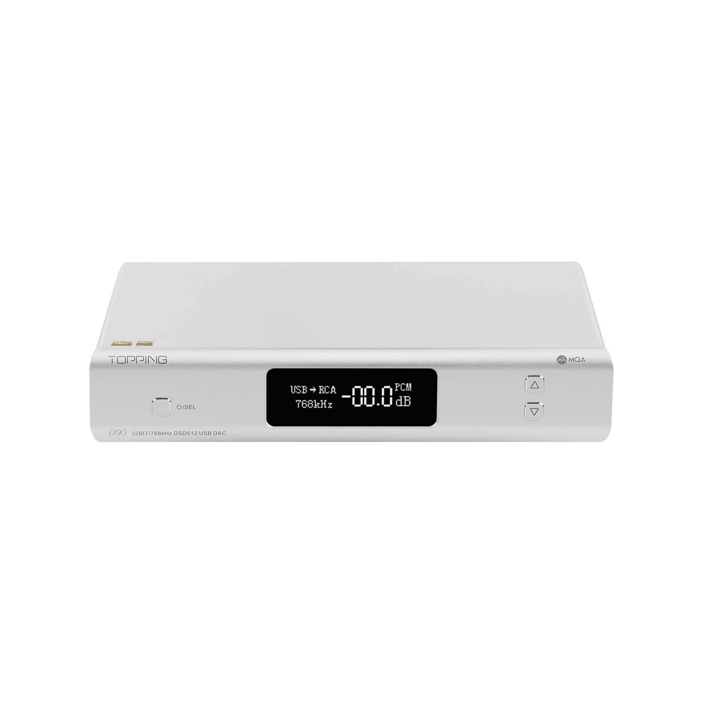 TOPPING D90 DAC AK4499 DSD512 Hi-Res Bluetooth 5.0 USB DAC LDAC 
