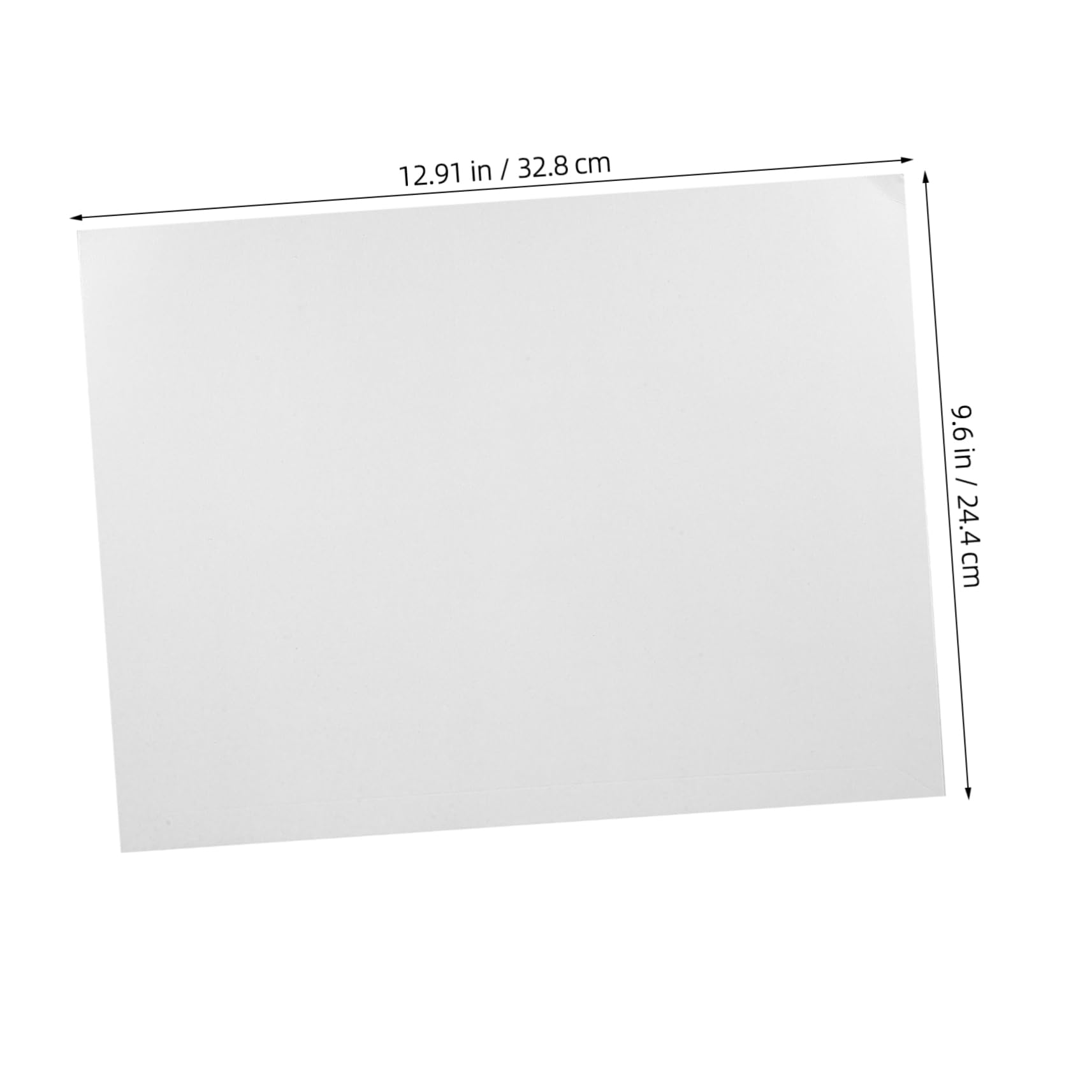HOMSFOU 30pezzi Busta Porta Documenti Rigida in Cartone Piato Autosigillante Per Spedizione Foto Biglietti e Occasioni Speciali Bianca