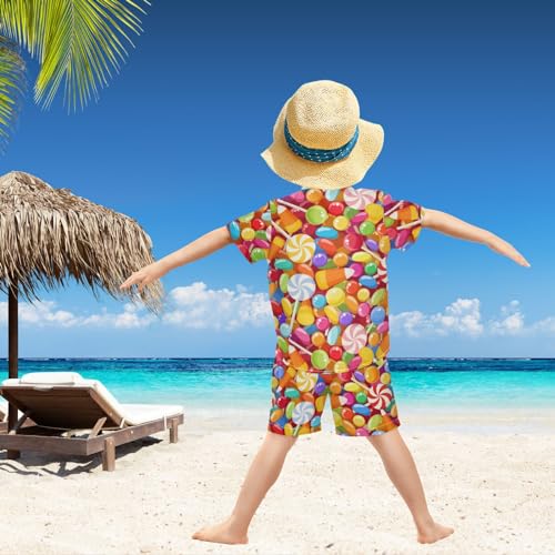 Image of visesunny Boys 2 Pieces T-shirts and Shorts Floral Tops & Shorts Summer Outfits 3-10 Years Clothes