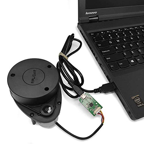 rplidar a1m8 2d 360 degree 12 meters scanning radius lidar sensor scanner for obstacle avoidance and navigation of robots