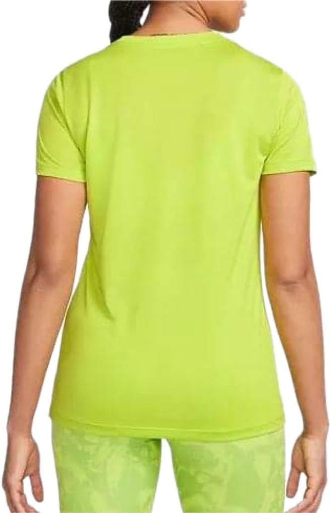 Nike Women's Legend Short Sleeve Shirt (as1, Alpha, m, Regular, Regular, Volt)