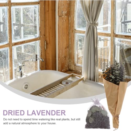 Ramo de lavanda seca con sachet aromático natural miniatura 7