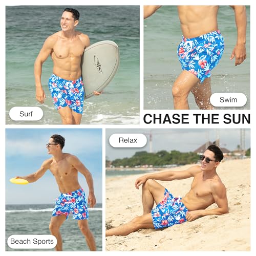 Image of Kanu Surf Men's Big Viper Extended Size Stripe Swim Trunk