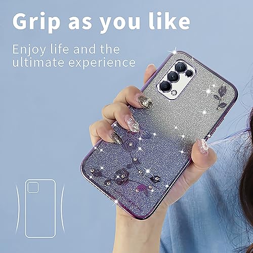 XINYEXIN Cover Glitter per Oppo Find X3 Lite