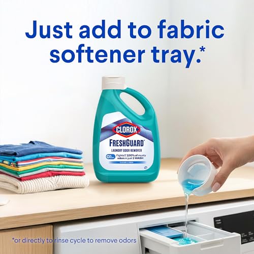 Clorox FreshGuard Liquid Laundry Odor Remover, Clean Linen Scent, 42 fl.oz. - image 5
