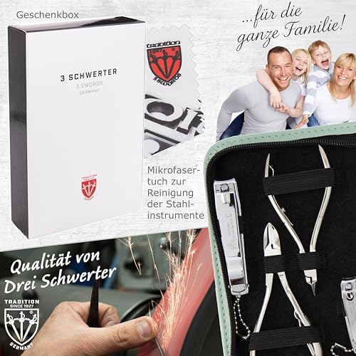Kit de manucure de voyage Spezia 10 outils avec étui menthe compact - 6