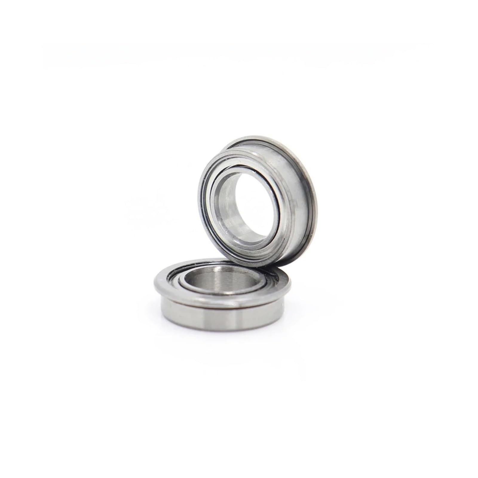 Gqnblvhzupdm One Color Industrial Shaft Bearings, Mf148zz Flange Bearing 8X14x4 Mm Abec-1 (10 Pcs) Miniature Flanged Mf148 Z Zz Ball Bearings