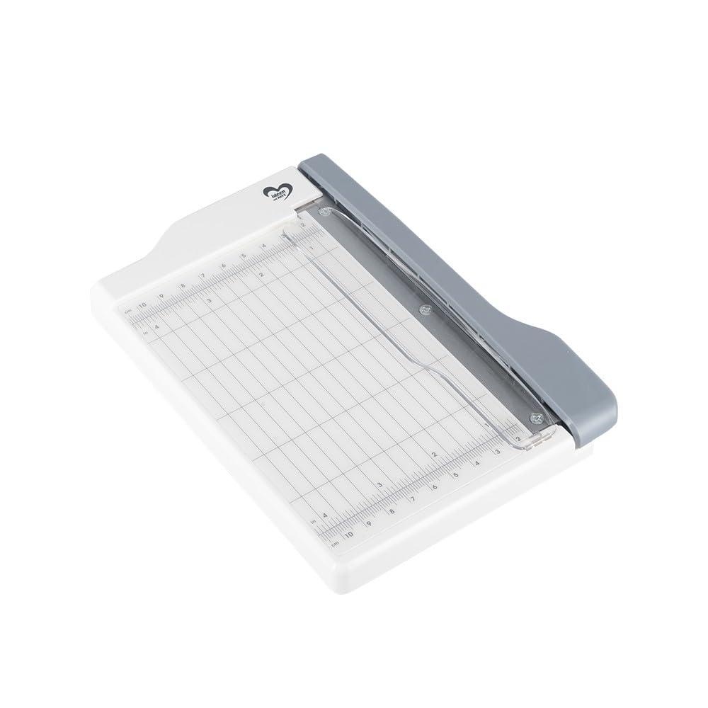 Ideen Mit Herz Paper Cutter Paper Card Felt Cork Foam Rubber Leather 5 Sheet Capacity 80gsm Cutting Area 15x22cm Grid Inch - View #6
