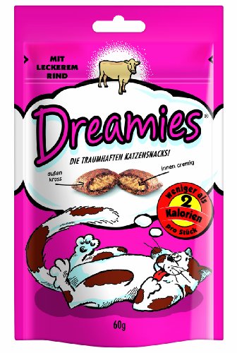 Produktbild von Dreamies Katzensnacks mit Rind - 6 x 60 g