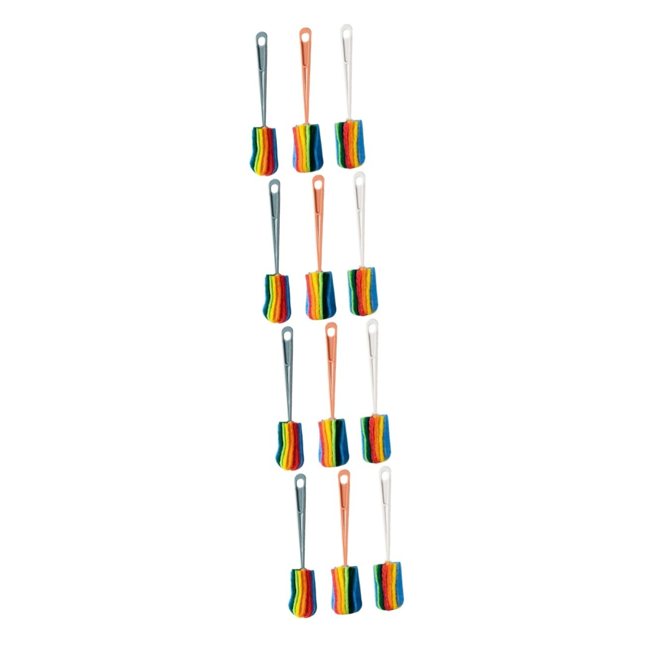 COLLBATH 4 Sätze Reinigungsbürste Reiniger Waschen Wiederverwendbare Spüle Griff Flasche Scheuerbürste Für Reinigungsbürste Reinigung Tasse Bürste Haushaltsreinigung Saubere 3 Stück * 4