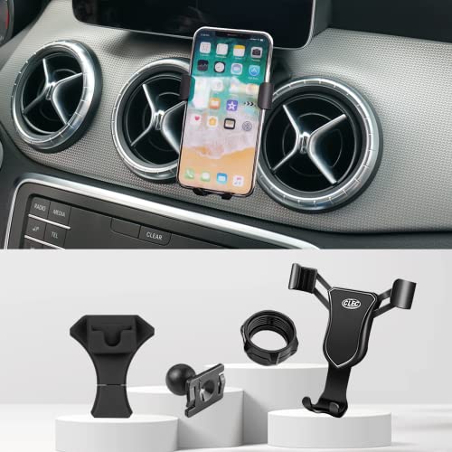 KUCOK Car Phone Mount Holder Custom Fit for Benz Gla-Class 2015-2020 CLA-Class 2017-2019,Auto Lock Gravity Hands Free Cell Phone Stand for 4.7-6.7 Inch Phone,GLA CLA Phone Cradles