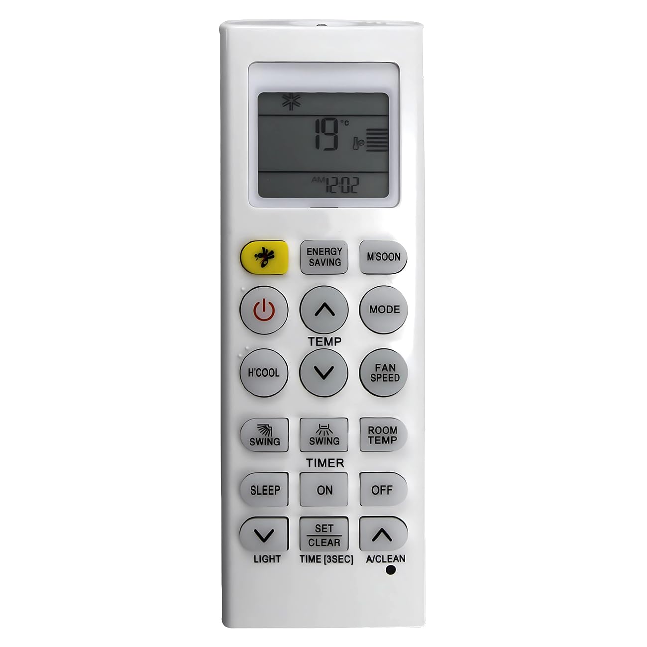 Telecomando Universale Sostitutivo Per Climatizzatori LG - Compatibile Con AKB73456121, LSN090HXV E Altri Modelli - 5