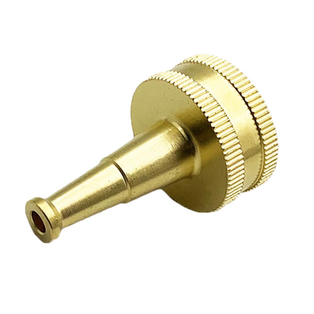 4PCS Brass Garden Sweeper Nozzles, 2inch Hose Jet Nozzle, 3/4Inch Hose Thread Inlet, Brass Garden Sweeper Nozzle, Blow Out Adapter Fitting for Winterize Cleaning Car, Siding, Driveway