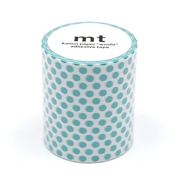 Amazon | カモ井加工紙 マスキングテープ mt ドット・ソーダ