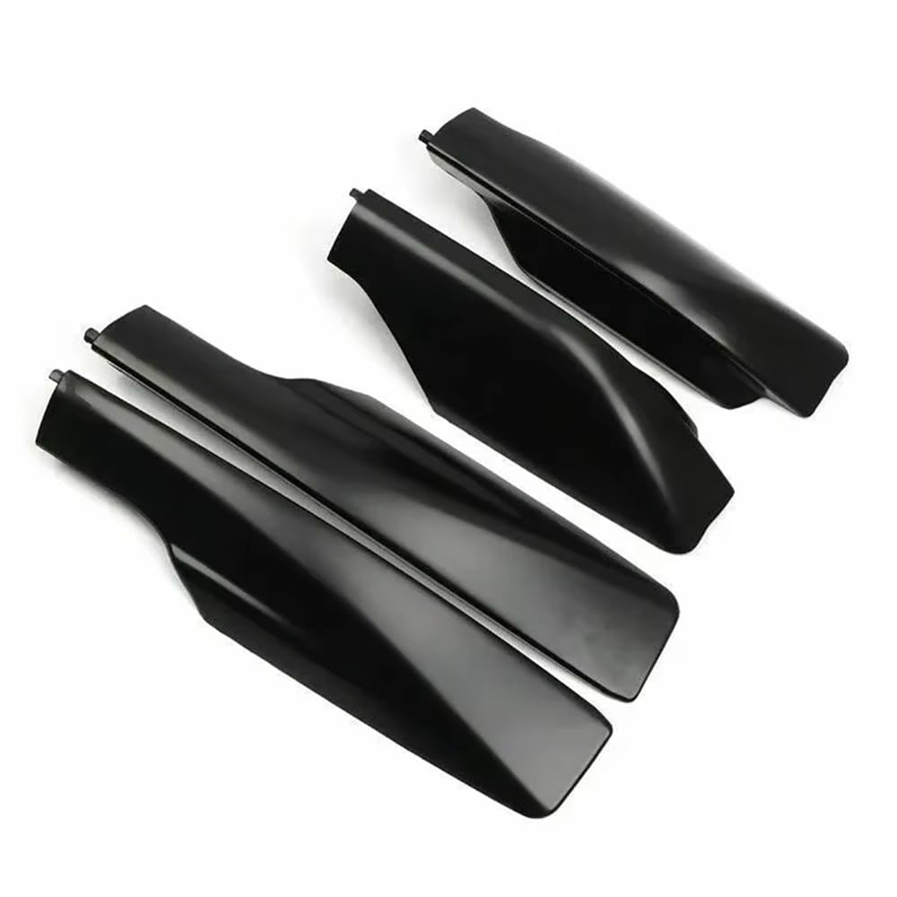 4 Pièces Argent Noir Voiture Barres De Toit Rails Embout Protection Coque Couverture pour Toyota pour RAV4 XA30 2006-2012 Support de Toit pour Voiture(Black)