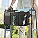 Walker Bag with Cup Holders - Detachable Basket & Storage Pouch for Folding Walkers | Walker Accessories for Seniors