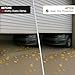 EverTrust 20Ft/6M Garage Door Bottom Seal – Weatherproof Stripping Rubber Seal T-Ends. Protect Your Garage from Weather and Dust with EPDM Rubber Garage Door Draft Stopper