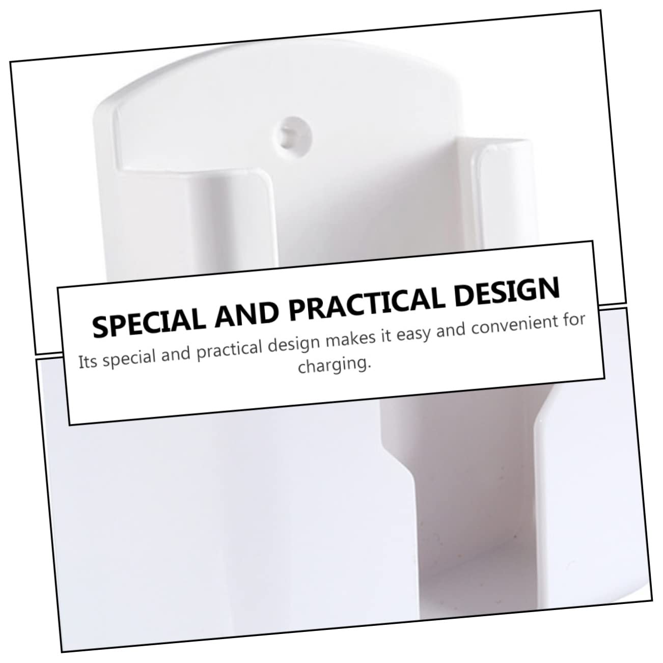 Caja De Almacenamiento Magnética para Cargador De Teléfono De 4 Piezas Soporte para Control Remoto De Pared Diseño Que Ahorra Espacio