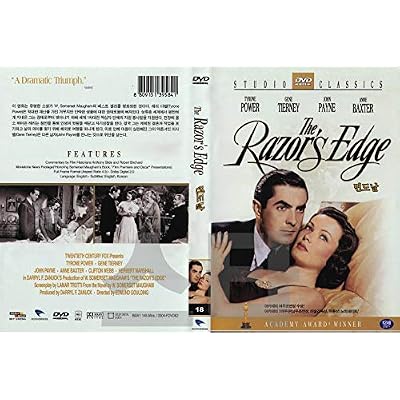 The Razor's Edge (1946) byTyrone Power / NEW DVD - NTSC, All Region