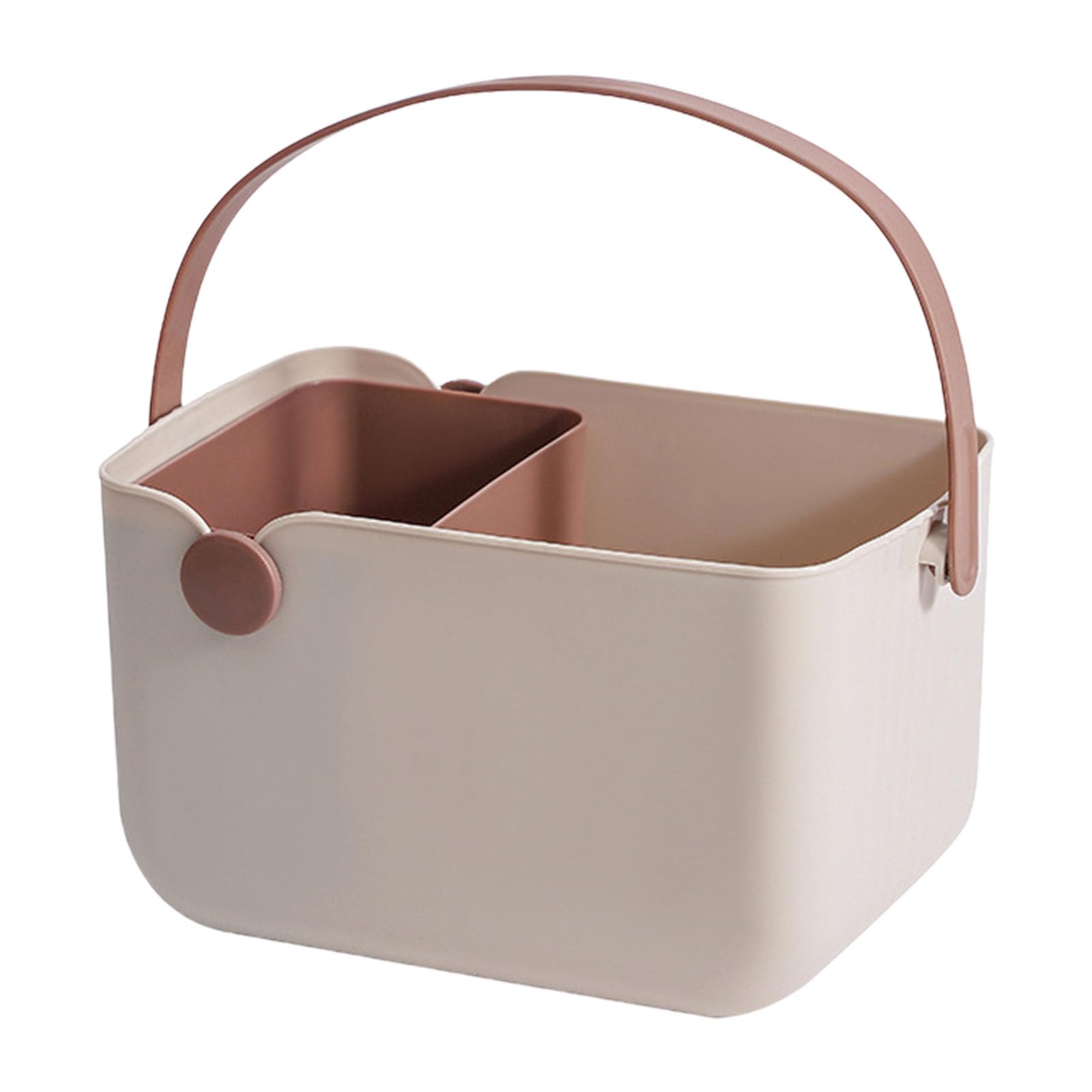 MICFENY Bathroom Shower Storage Basket Color Blocked Design Space Enhancer Practical And Stylish Waterproof Sturdy Materials