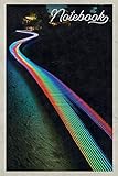  Notebook: Nighttime photography Practical Composition Book Journal Diary for Men, Women, Teen & Kids Vintage Retro Design for light painting photographers