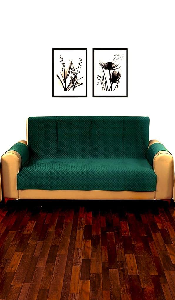 Temoli® Velvet Slipcover for Sofas, Modern Velvet Plush Super Stretchable | Flexible| Non-Slip | Perfect Size Sofa Cover Slipcover for 2 Seater (120 x 170 Cm) (B0BW4195GY) Amazon Price History, Amazon Price Tracker