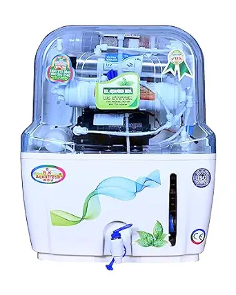 R.k. Aqua Fresh India ZX-777 White Ultra Advanced 12Ltrs 14Stage (Ro+Uv+Uf+Minerals+Tds Adjuster)Ro Water Purifier