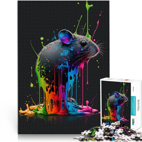 Puzle para adultos cósmico chihuahua con gafas, 1000 piezas, rompecabezas educativos 10,27 x 14,96 en rompecabezas de cartón para adultos y niños, grandes regalos y juguetes