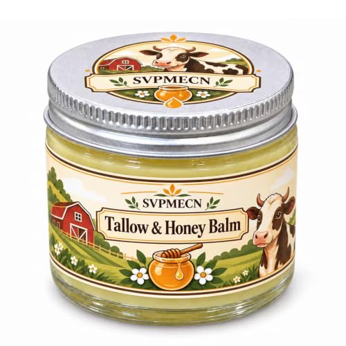 Tallow and Honey Balm, Tallow Face Moisturizer