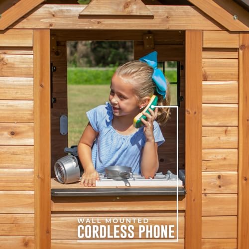 Backyard Discovery 2001312 Sweetwater All Cedar Wooden Playhouse thumb #5
