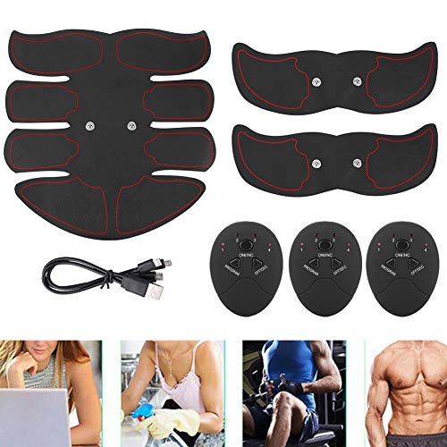 Cinto de Tonificação Abdominal, EMS Recarregável Cinto de Tonificação Abdominal Muscular Toner Almof