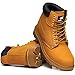Produktbild Rock Reptile Apprentice Herren Leder Sicherheitsstiefel Stahlkappe Arbeitsschuhe Leichte Schuhe S1P SRC Schnürstiefel, Honigbraun, 42 1/3 EU