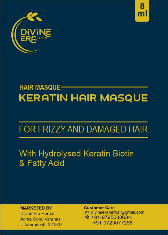 Image of Hair Mask Sample 8g (Not for Individual Sale) | Deep Conditioning & Hair Repair | Smooth & Frizz Control | Divine Era Herbal