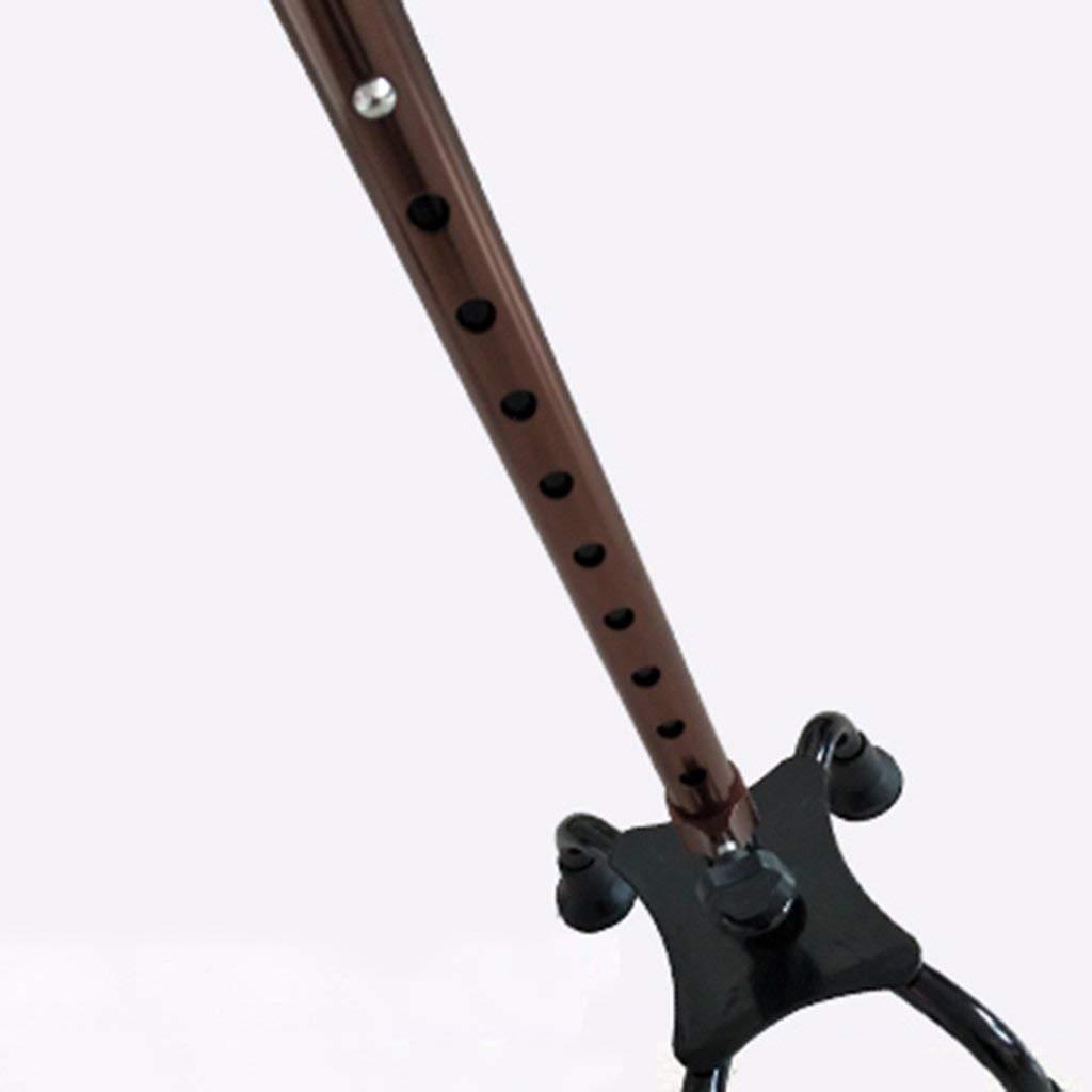 Silla con muleta Plegable, Patas para Caminar, taburetes de bastón, taburetes Plegables multifunción, muletas con Banco, muleta de Cuatro Esquinas para Personas Mayores, muletas