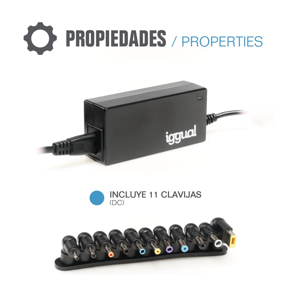 iggual Cargador Universal Automático CUA-11T-45W
