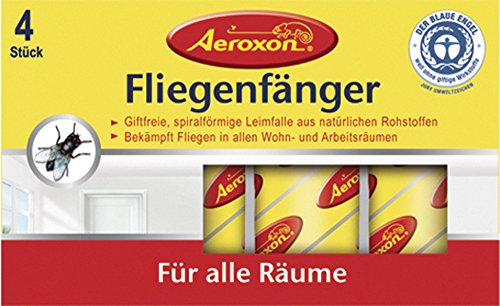 Preisvergleich Produktbild Aeroxon Fliegenfänger, 4er Set, 1 Set
