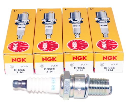 NGK 3194 BR9ES 4 PACK Spark Plug Plugs Boat Motorcycle