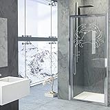 Rising Stars - Cancer - Modern Living Series - Etched Decal - For Shower Doors, Glass Doors and Windows - 22.25
