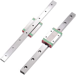Rail De Guidage Linéaire MGN12H 600 Mm Avec 2 Blocs Coulissants - Pour Machine à Graver, CNC - Acier à Roulement