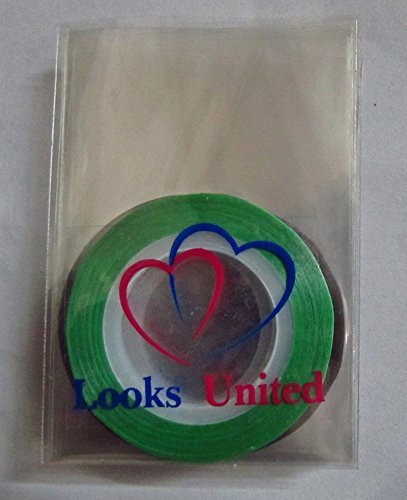 Looks United Nail Art Striping Tape Set, 10 Pcs Rolls, 1mm Width, 20m Length, for Nail Design 3