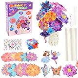 Zhiaek Poke Art Manualidades Regalo Niña 4 Anos -12 Anos DIY Crafting Kit Materiales para Manualidades Papel Craft Decorativas (Multicolor-For)