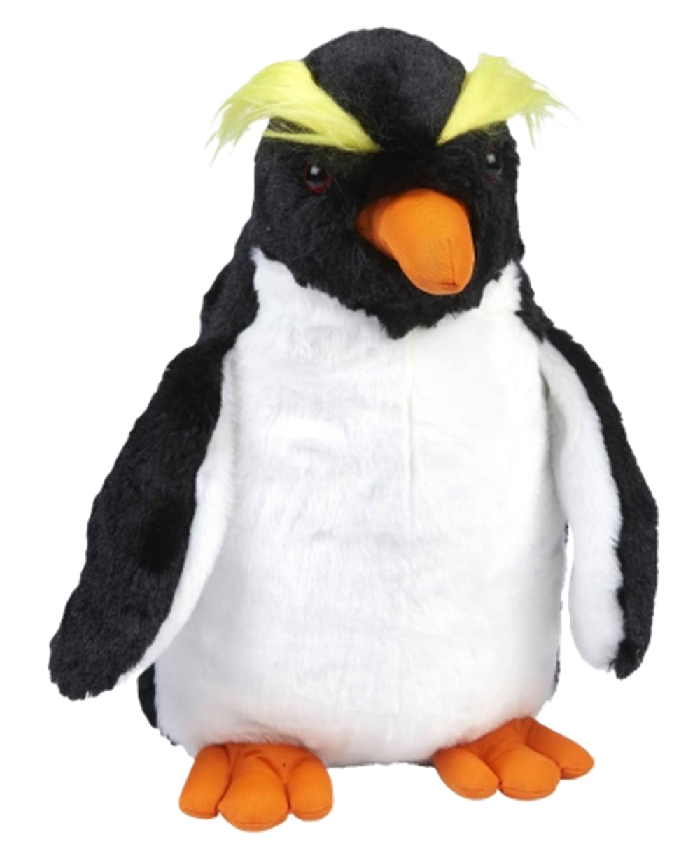 Ravensden Soft Toy Plush Rockhopper Penguin 30cm, Black