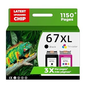67XL Ink Cartridges Replacement for...