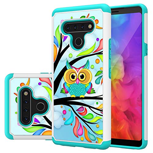 M MAIKEZI Compatible with LG Stylo 6 case,Hybrid Dual Layer Heavy-Duty TPU Plastic Armor Defender Phone Case Cover (Armor Green Owl) M MAIKEZI Compatible with LG Stylo 6 case,Hybrid Dual Layer Heavy-Duty TPU Plastic Armor Defender Phone Case Cover (Armor Green Owl)