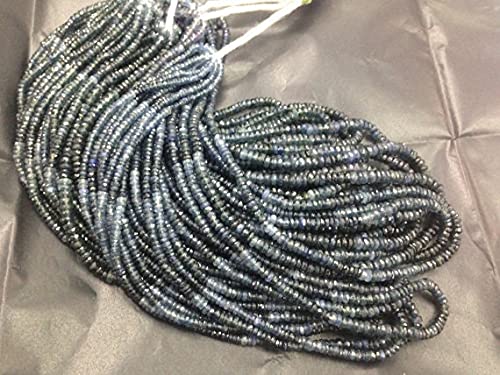 Créer un bracelet en saphir bleu avec ces perles rondelles facettées de 4-5 mm pour un look élégant
